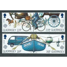 Tema Europa 1988 Guernsey Yvert 419/22 ** Mnh