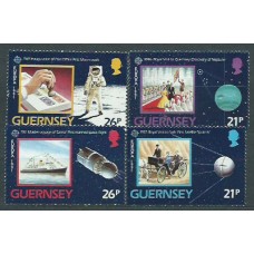 Tema Europa 1991 Guernsey Yvert 520/3 ** Mnh