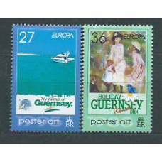 Tema Europa 2003 Guernsey Yvert 977/8 ** Mnh