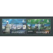 Tema Europa 2004 Guernsey Yvert 1011/2 ** Mnh
