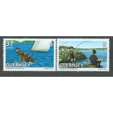 Tema Europa 2007 Guernsey Yvert 1140/1 ** Mnh