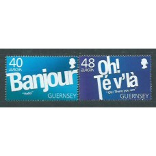 Tema Europa 2008 Guernsey Yvert 1201/2 ** Mnh