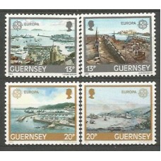 Tema Europa 1983 Guernsey Yvert 267/70 ** Mnh