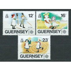 Tema Europa 1989 Guernsey Yvert 451/3 ** Mnh