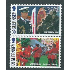 Tema Europa 1998 Guernsey Yvert 793/4 ** Mnh