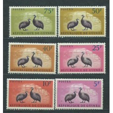 Guinea Republique - Correo Yvert 63/8 ** Mnh  Fauna aves
