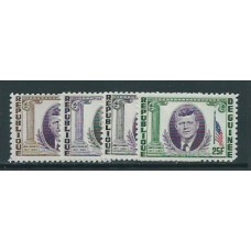 Guinea Republique - Correo Yvert 187/9+A.40 ** Mnh  Kennedy
