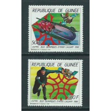 Guinea Republique - Aereo Yvert 214/5 ** Mnh  Olimpiadas de Calgary