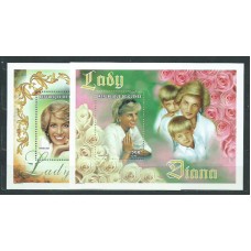 Guinea Republique - Hojas Yvert 123A/B ** Mnh  Diana de Gales
