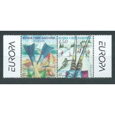 Tema Europa 2004 Herceg Bosna Yvert 105/6 ** Mnh