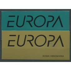 Tema Europa 2001 Herceg Bosna Yvert 51/2 Carnet ** Mnh