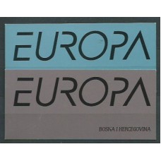 Tema Europa 2002 Herceg Bosna Yvert 67/8 Carnet ** Mnh