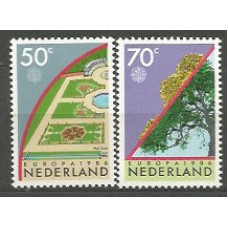 Tema Europa 1986 Holanda Yvert 1262/3 ** Mnh