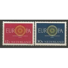 Tema Europa 1960 Holanda Yvert 726/7 ** Mnh