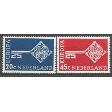 Tema Europa 1968 Holanda Yvert 871/2 ** Mnh