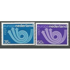 Tema Europa 1973 Holanda Yvert 982/3 ** Mnh