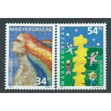 Tema Europa 2000 Hungria Yvert 3721/2 ** Mnh