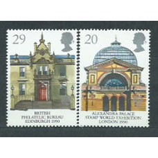 Tema Europa 1990 Gran Bretaña Yvert 1455/6 ** Mnh