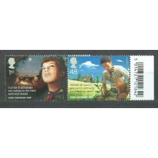 Tema Europa 2007 Gran Bretaña Yvert 2916/7 ** Mnh