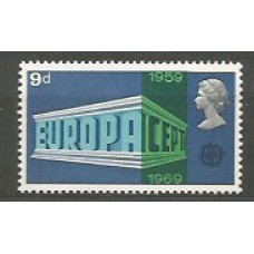 Tema Europa 1969 Gran Bretaña Yvert 562 ** Mnh