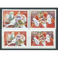 Tema Europa 2002 Irlanda Yvert 1439A/41 ** Mnh