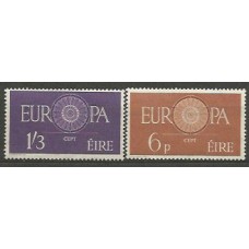 Tema Europa 1960 Irlanda Yvert 146/7 ** Mnh