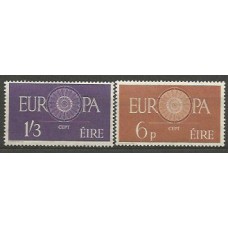 Tema Europa 1960 Irlanda Yvert 146/7 ** Mnh