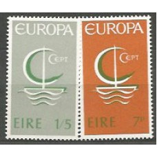 Tema Europa 1966 Irlanda Yvert 187/8 ** Mnh