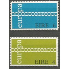Tema Europa 1971 Irlanda Yvert 267/8 ** Mnh