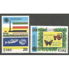 Tema Europa 1986 Irlanda Yvert 592/3 * Mh