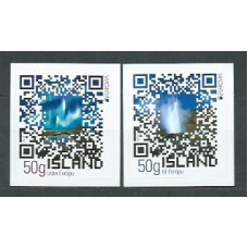 Tema Europa 2012 Islandia Yvert 1288/9 ** Mnh