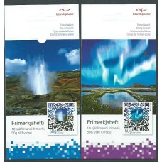 Tema Europa 2012 Islandia Yvert  1288a/9a Carnet ** Mnh