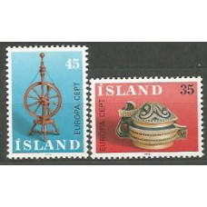 Tema Europa 1976 Islandia Yvert 467/8 ** Mnh