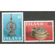 Tema Europa 1976 Islandia Yvert 467/8 ** Mnh