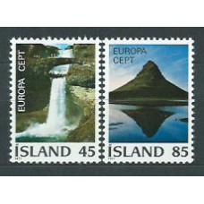 Tema Europa 1977 Islandia Yvert 475/6 ** Mnh