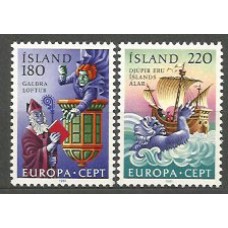 Tema Europa 1981 Islandia Yvert 518/9 ** Mnh