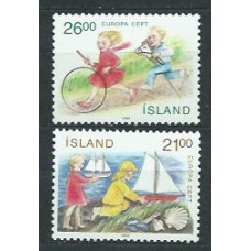 Tema Europa 1989 Islandia Yvert 654/5 ** Mnh