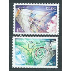 Tema Europa 1991 Islandia Yvert 695/6 ** Mnh