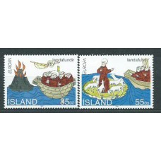 Tema Europa 1994 Islandia Yvert 753/4 ** Mnh