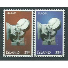 Tema Europa 1995 Islandia Yvert 777/8 ** Mnh