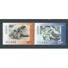 Tema Europa 1997 Islandia Yvert 825/6 ** Mnh