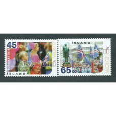 Tema Europa 1998 Islandia Yvert 839/40 ** Mnh