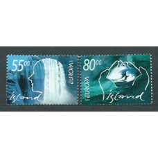 Tema Europa 2001 Islandia Yvert 914/5 ** Mnh