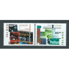 Tema Europa 2003 Islandia Yvert 966/7 ** Mnh