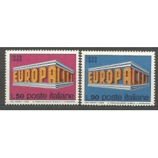 Tema Europa 1969 Italia Yvert 1034/5 ** Mnh