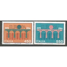 Tema Europa 1984 Italia Yvert 1618/9 ** Mnh