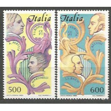 Tema Europa 1985 Italia Yvert 1664/5 ** Mnh