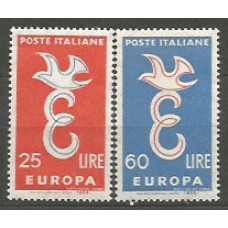Tema Europa 1958 Italia Yvert 765/6 ** Mnh