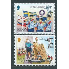 Tema Europa 2007 Jersey Yvert 1331/2 ** Mnh