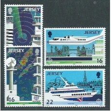 Tema Europa 1988 Jersey Yvert 429/32 ** Mnh